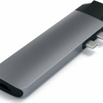 Satechi Docking Station με Διπλό USB-C HDMI 4K PD Ethernet Γκρι (ST-TCPHEM)