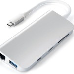Satechi USB-C Docking Station με HDMI 4K PD Ethernet Ασημί (ST-TCMM8PAS)