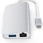 Satechi USB-C Docking Station με HDMI 4K PD Ethernet Ασημί (ST-TCMM8PAS)