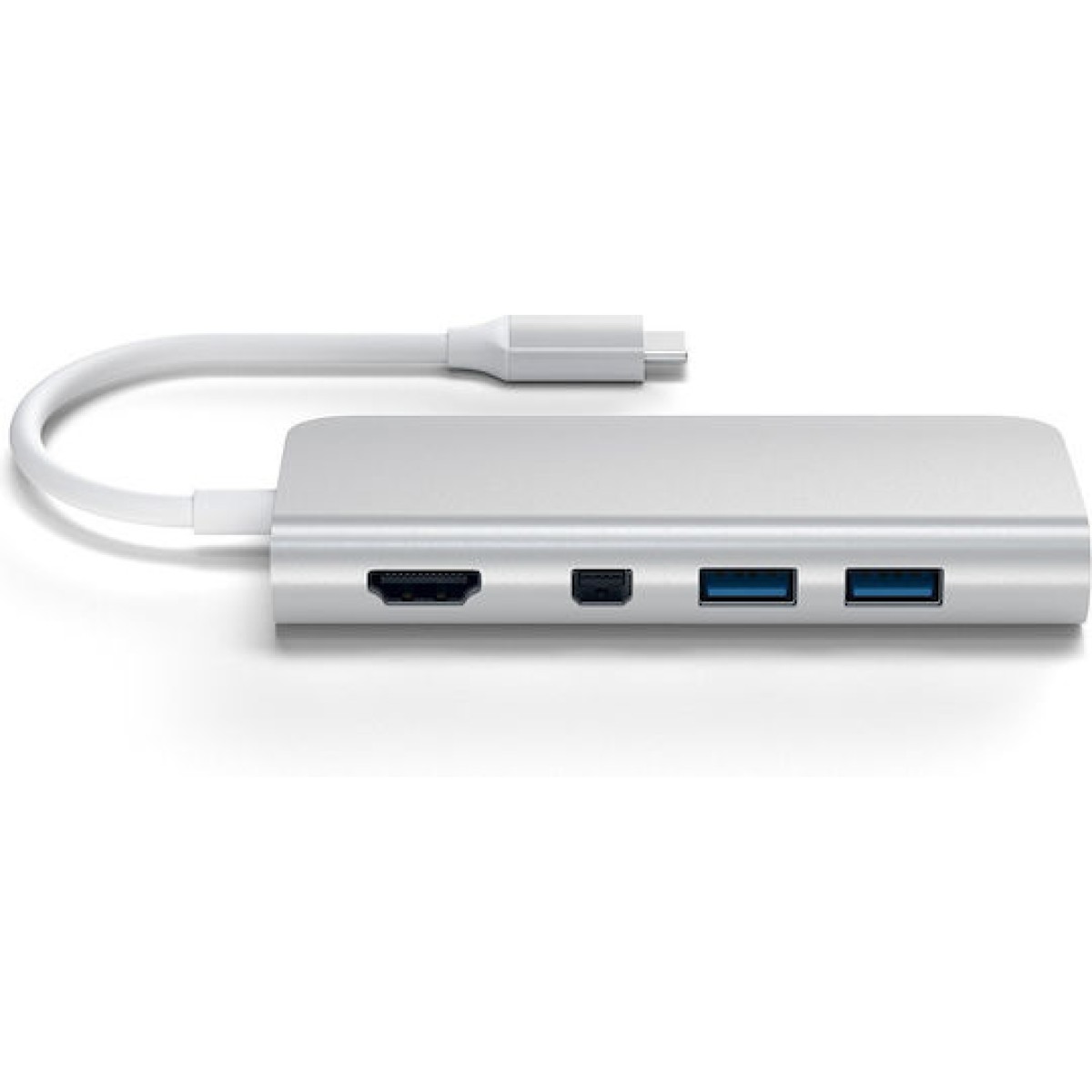 Satechi USB-C Docking Station με HDMI 4K PD Ethernet Ασημί (ST-TCMM8PAS)