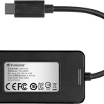 Transcend HUB2C USB 3.1 Hub 4 Θυρών με σύνδεση USB-C