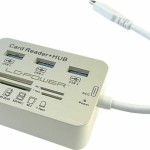 LC-Power USB 3.0 Hub 3 Θυρών με σύνδεση USB-C Λευκό