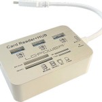 LC-Power USB 3.0 Hub 3 Θυρών με σύνδεση USB-C Λευκό