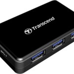 Transcend HUB3 USB 3.0 Hub 4 Θυρών με σύνδεση USB-A και Εξωτερική Παροχή Ρεύματος