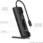 Satechi Hybrid USB-C Docking Station με HDMI 4K PD Μαύρο