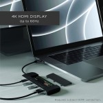 Satechi Hybrid USB-C Docking Station με HDMI 4K PD Μαύρο