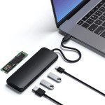 Satechi Hybrid USB-C Docking Station με HDMI 4K PD Μαύρο