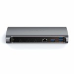 Satechi USB-C Docking Station με 4K PD Ethernet και συνδεση 2 Οθονών Γκρι (ST-UCT4DM)