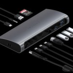 Satechi USB-C Docking Station με 4K PD Ethernet και συνδεση 2 Οθονών Γκρι (ST-UCT4DM)