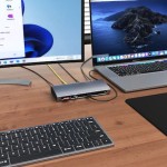 Satechi USB-C Docking Station με 4K PD Ethernet και συνδεση 2 Οθονών Γκρι (ST-UCT4DM)