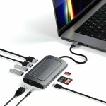 Satechi USB-C Docking Station με HDMI 4K PD Ethernet Ασημί (ST-U4MA3M)