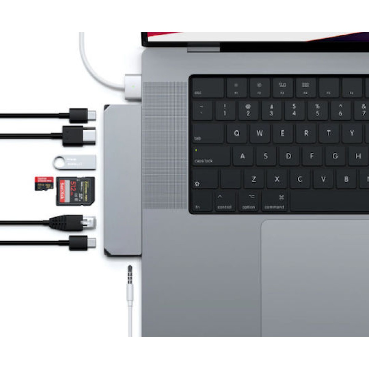 Satechi Docking Station με Διπλό USB-C HDMI 4K PD Ethernet Γκρι (ST-UCPHMXM)