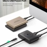 Ugreen USB 3.0 Hub 4 Θυρών με σύνδεση USB-A