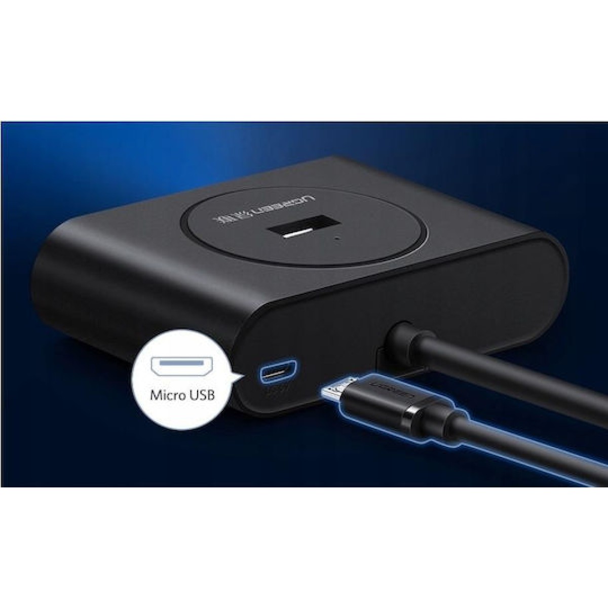 Ugreen USB 3.0 Hub 4 Θυρών με σύνδεση USB-A