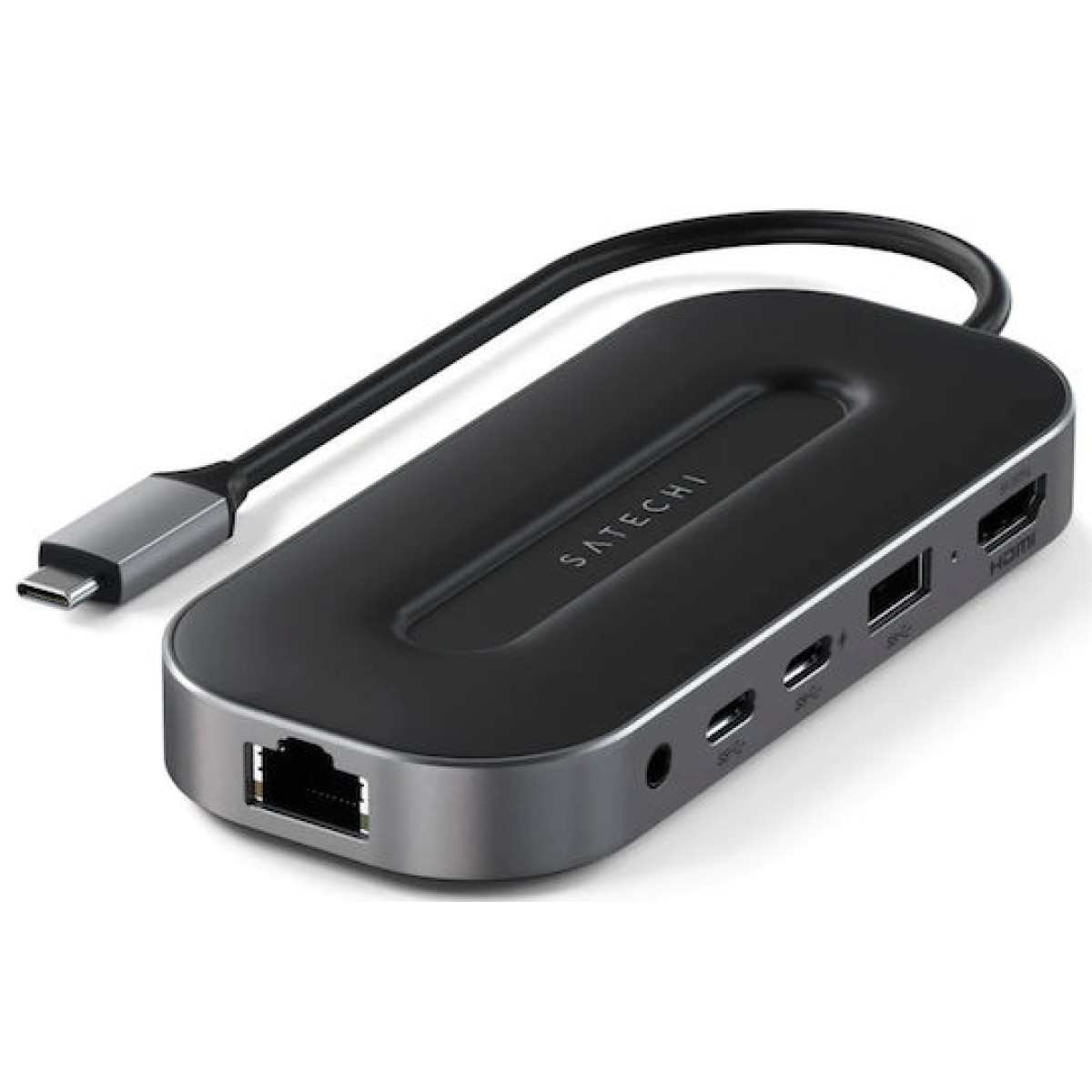 Satechi USB-C Docking Station με HDMI 4K PD Ethernet Γκρι (ST-U4MGEM)