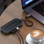 Satechi USB-C Docking Station με HDMI 4K PD Ethernet Γκρι (ST-U4MGEM)