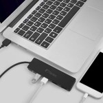 Fantec USB 3.0 Hub 4 Θυρών με σύνδεση USB-C / USB-A