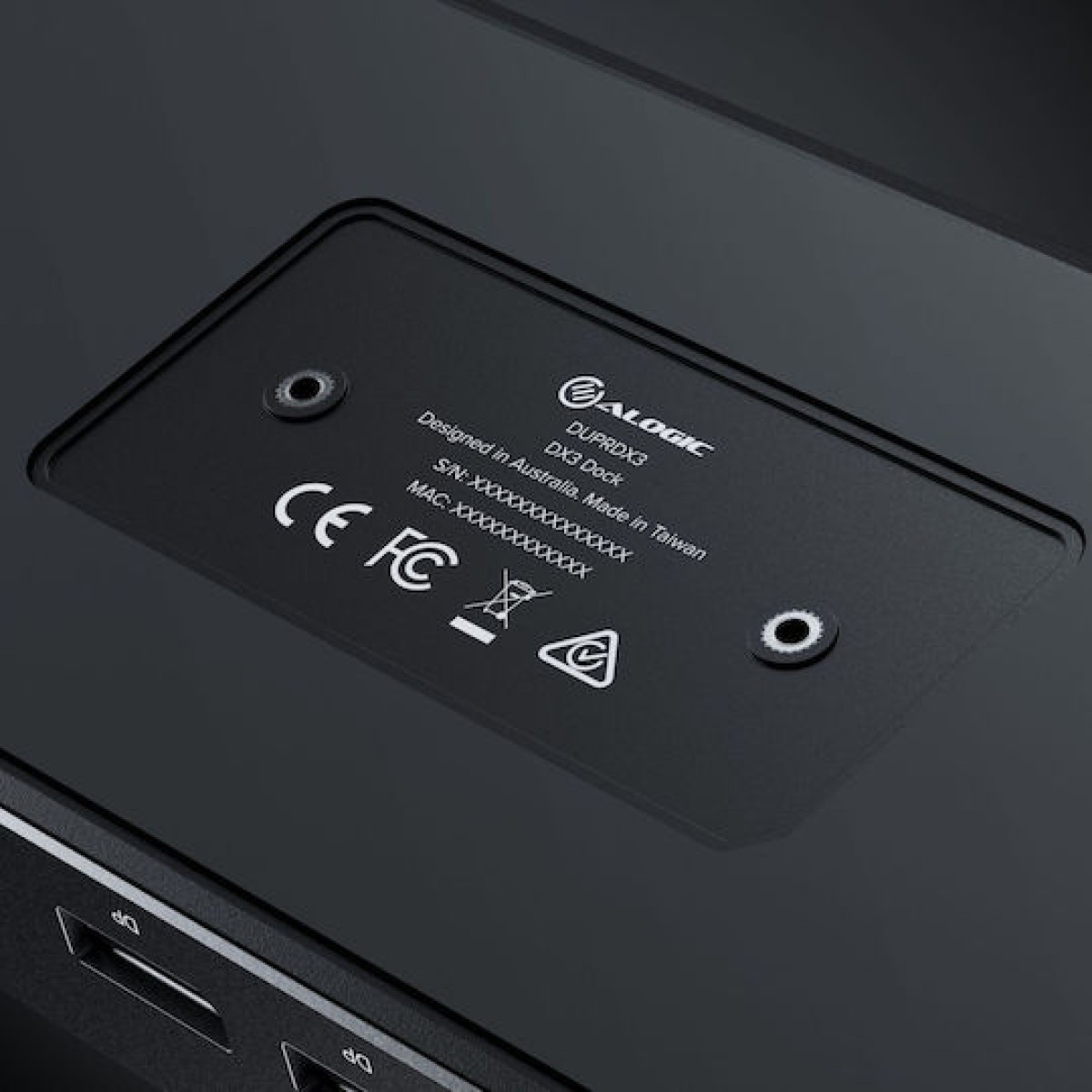 Alogic DX3 USB-C Docking Station με DisplayPort 4K PD Ethernet και σύνδεση 3 Οθονών Ασημί