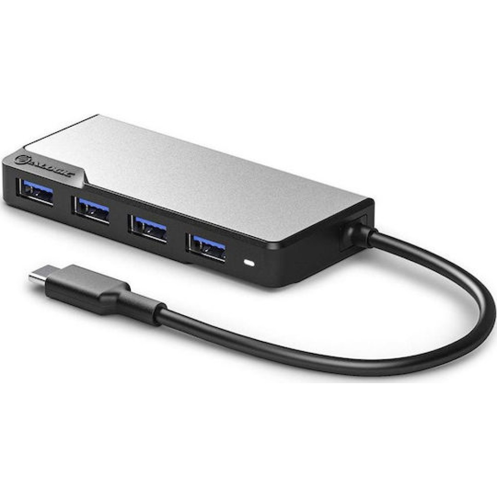 Alogic USB-C Fusion SWIFT 4-in-1 Hub Γκρι
