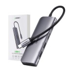Ugreen CM195 USB-C Docking Station με HDMI 4K PD Γκρι