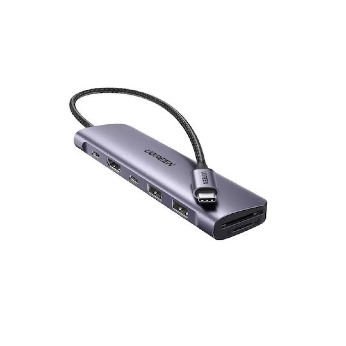 Ugreen CM195 USB-C Docking Station με HDMI 4K PD Γκρι
