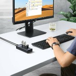 Ugreen Βάση Φόρτισης με 7 Θύρες USB-A και Καλώδιο USB-C Power Delivery σε Γκρι χρώμα (CM481)