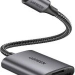Ugreen CM401 Card Reader Type-C για SD/microSD Γκρι