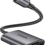 Ugreen CM401 Card Reader Type-C για SD/microSD Γκρι