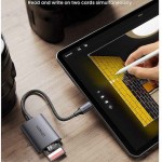 Ugreen CM401 Card Reader Type-C για SD/microSD Γκρι
