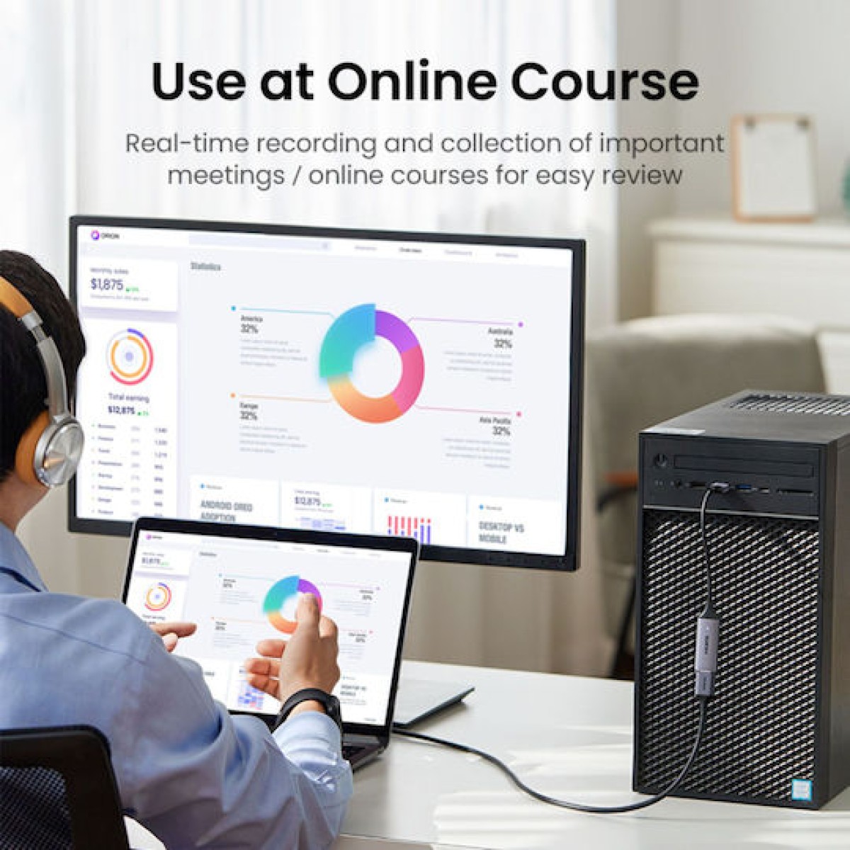 Ugreen 40189 Video Capture για και σύνδεση HDMI