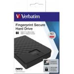 Verbatim Fingerprint Secure USB 3.1 / USB-C Εξωτερικός HDD 2TB 2.5\