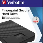 Verbatim Fingerprint Secure USB 3.1 / USB-C Εξωτερικός HDD 2TB 2.5