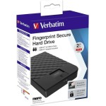 Verbatim Fingerprint Secure USB 3.1 / USB-C Εξωτερικός HDD 2TB 2.5\