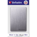 Verbatim Store \'n\' Go ALU Slim USB 3.2 Εξωτερικός HDD 1TB 2.5\