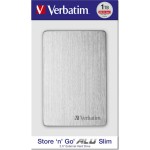 Verbatim Store \'n\' Go ALU Slim USB 3.2 Εξωτερικός HDD 1TB 2.5\
