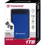 Transcend StoreJet 25H3 USB 3.0 Εξωτερικός HDD 1TB 2.5\