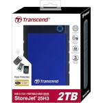 Transcend StoreJet 25H3 USB 3.0 Εξωτερικός HDD 2TB 2.5\