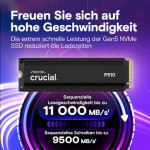 Crucial P510 SSD 2TB M.2 NVMe PCI Express 5.0