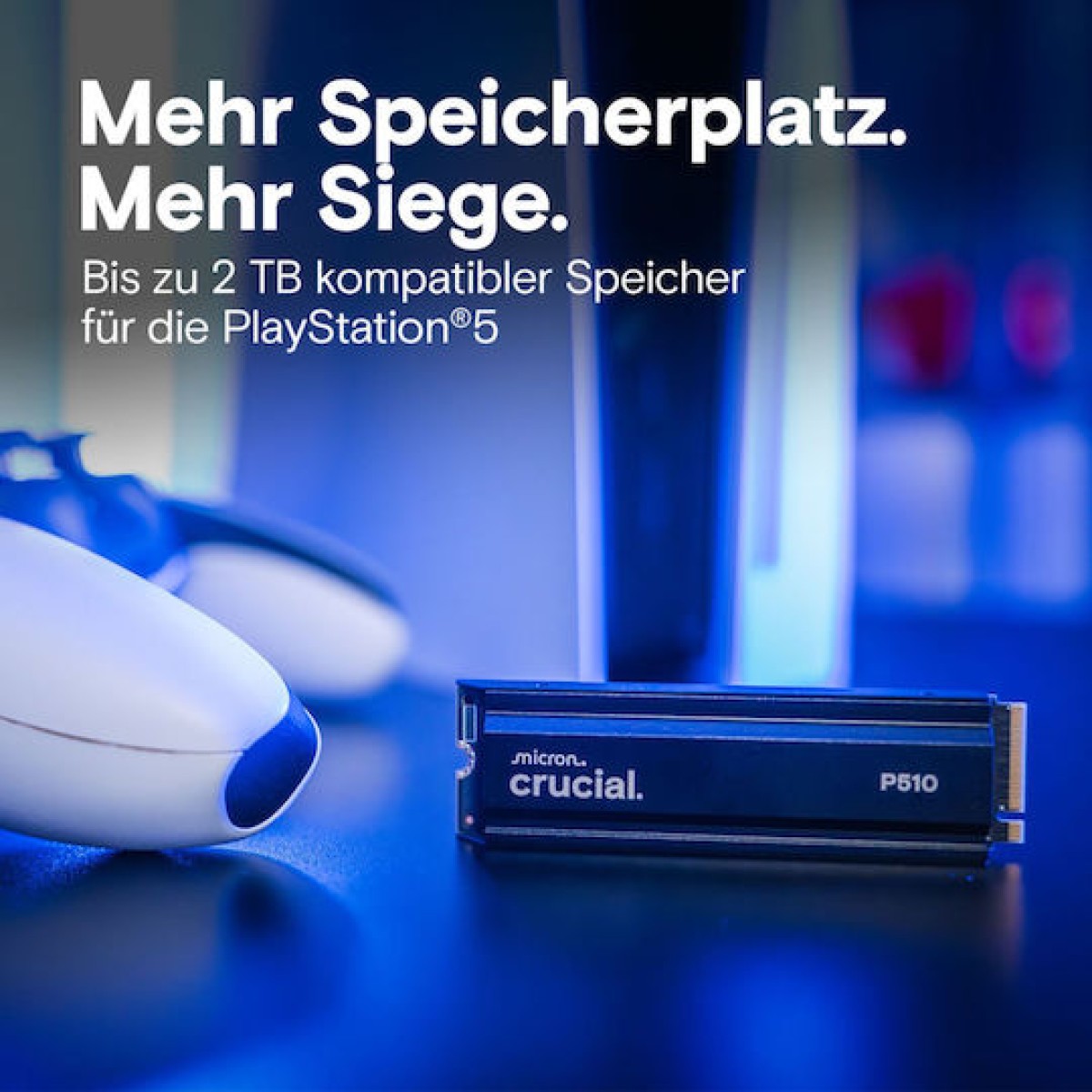 Crucial P510 SSD 2TB M.2 NVMe PCI Express 5.0