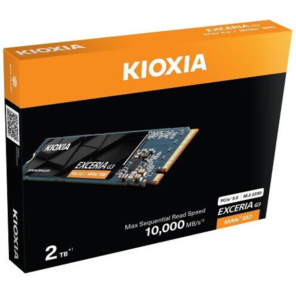 Kioxia EXCERIA G3 SSD 2TB PCle Card NVMe PCI Express 5.0