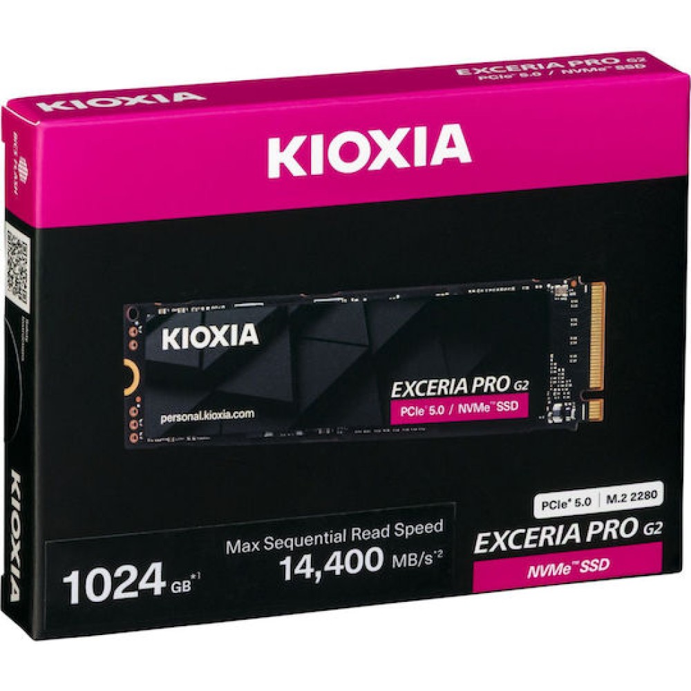 Kioxia Exceria Pro G2 SSD 1TB M.2 NVMe PCI Express 5.0