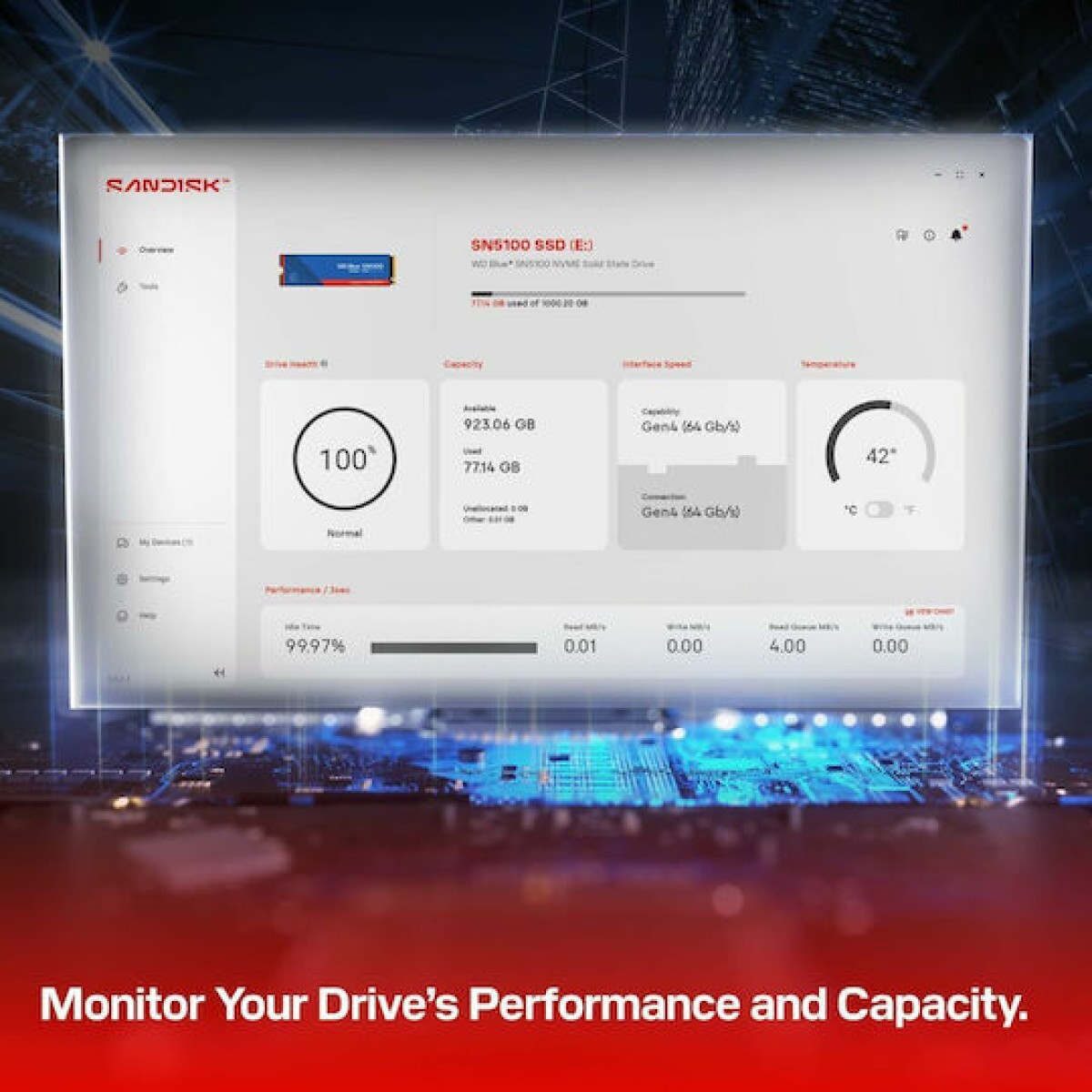 Western Digital Blue SSD 2TB PCle Card NVMe