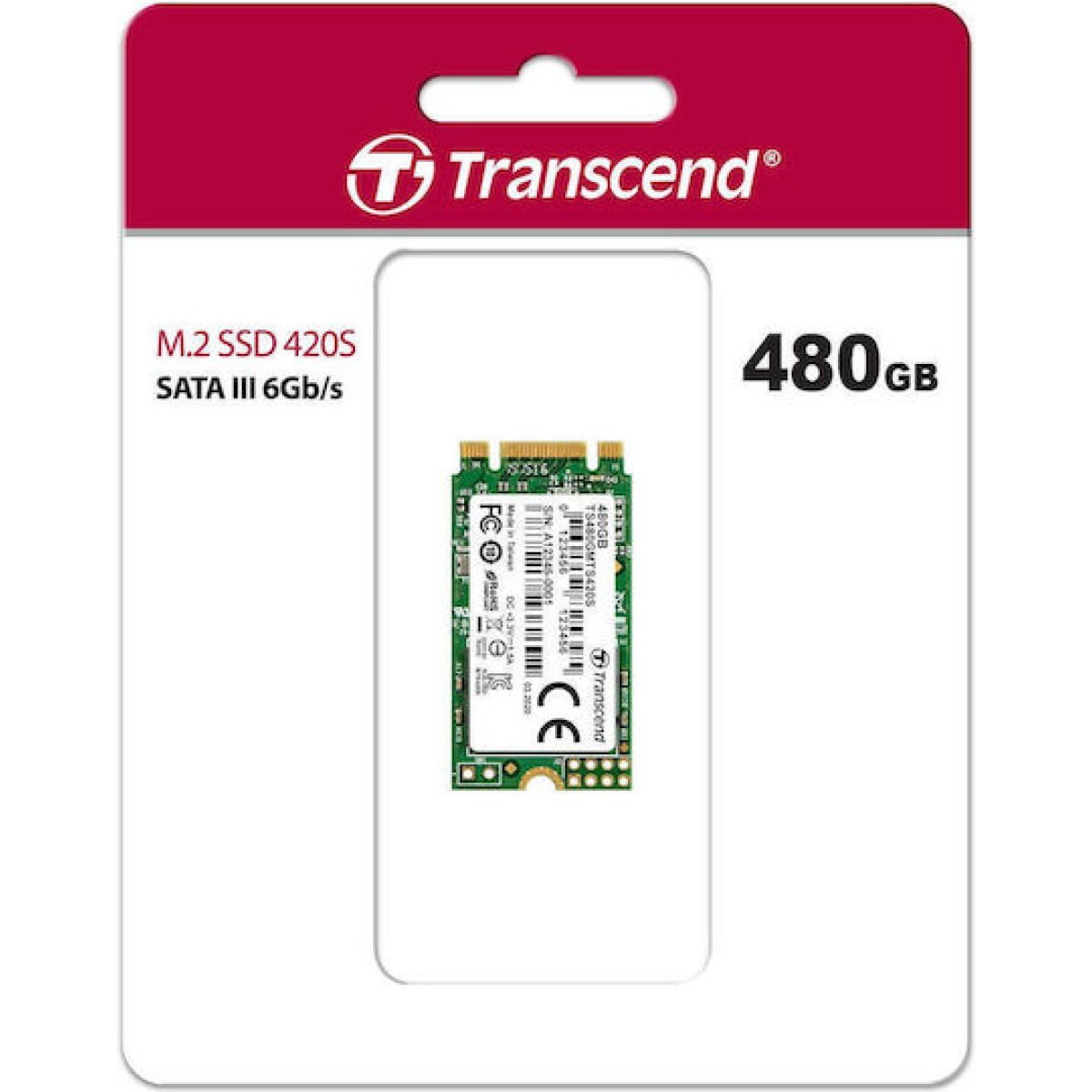Transcend 420S SSD 480GB M.2 SATA III