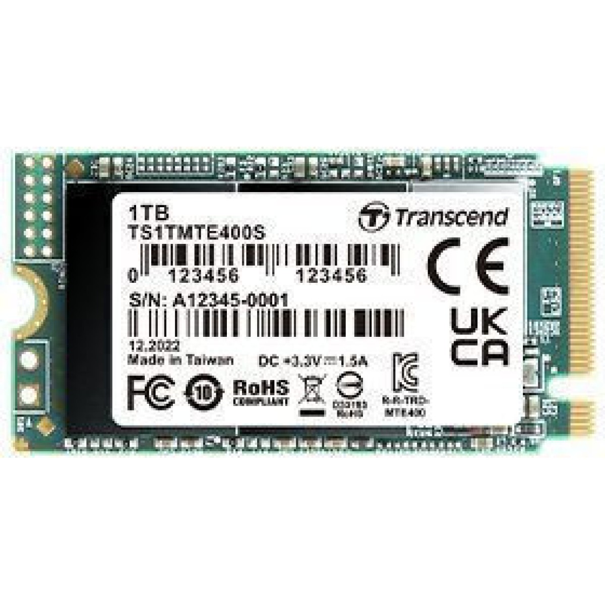 Transcend SSD 1TB M.2 NVMe PCI Express 3.0
