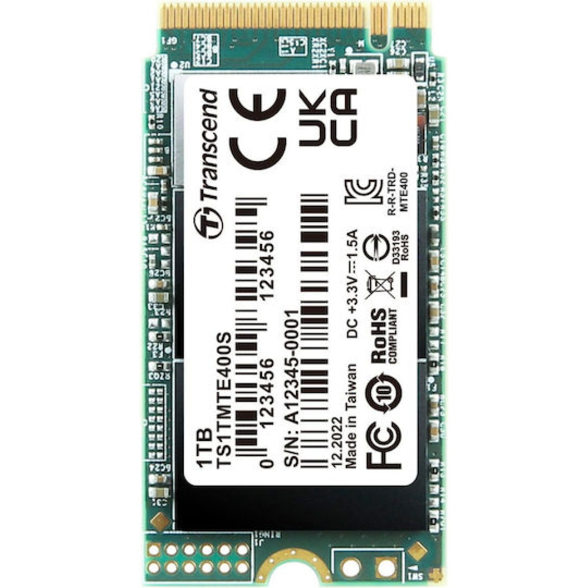 Transcend SSD 1TB M.2 NVMe PCI Express 3.0