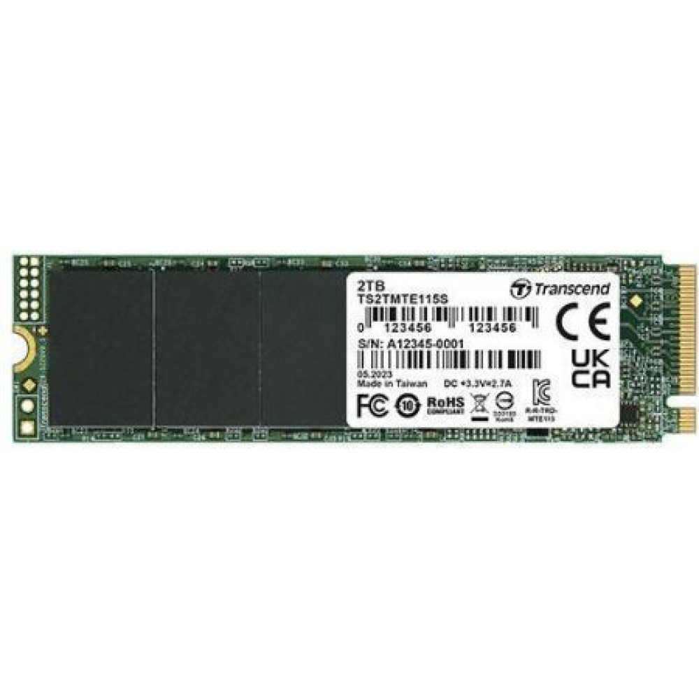 Transcend 115S SSD 2TB M.2 NVMe PCI Express 3.0