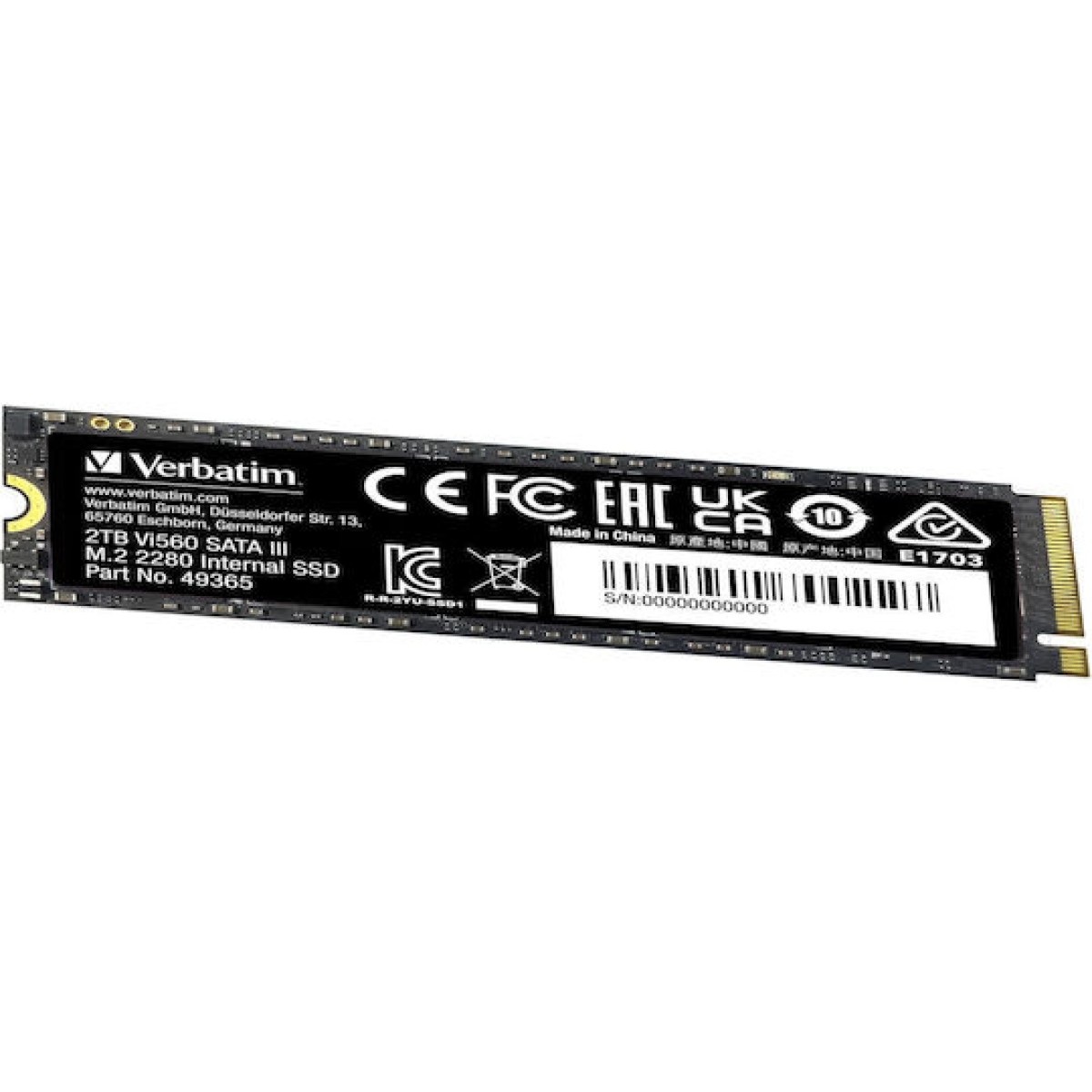 Verbatim Vi560 S3 SSD 2TB M.2 SATA III