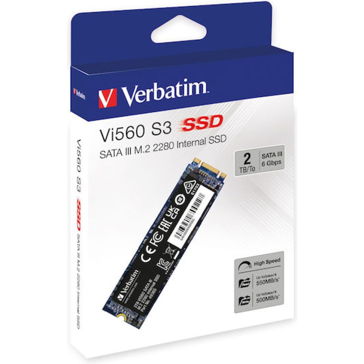 Verbatim Vi560 S3 SSD 2TB M.2 SATA III