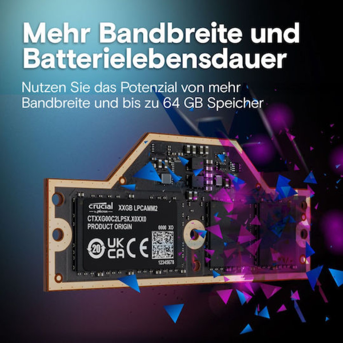 Crucial DDR5 με Module 1x62GB για Laptop