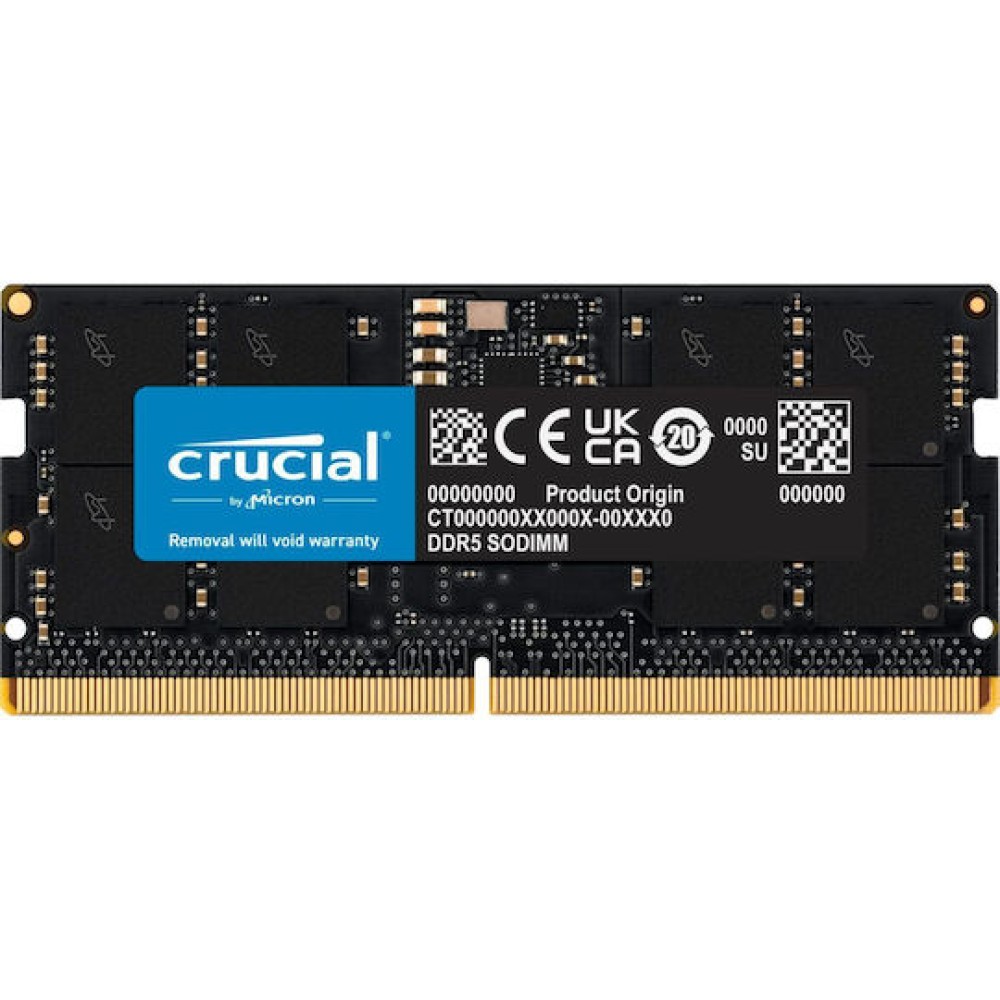 Crucial DDR5 με Module 1x16GB και Ταχύτητα 5600 για Laptop